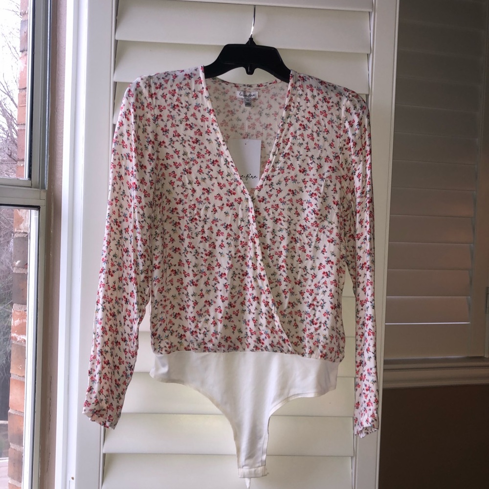 Surplice V-Neck Bodysuit